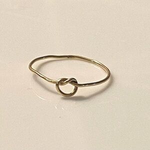 14K Gold Love Knot Ring